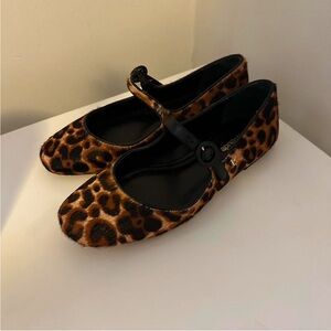 Larroude Cheetah Ballet Flats